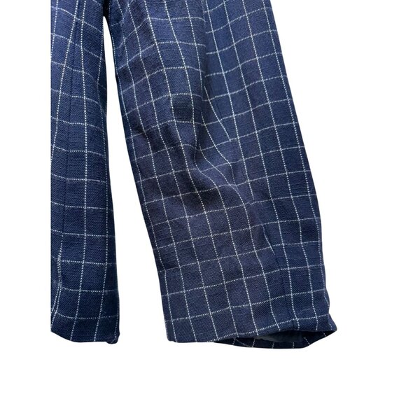 Pendleton  Womens Classic Blue Checkered Blazer Jacket Size 10 Made In USA - Picture 12 of 13